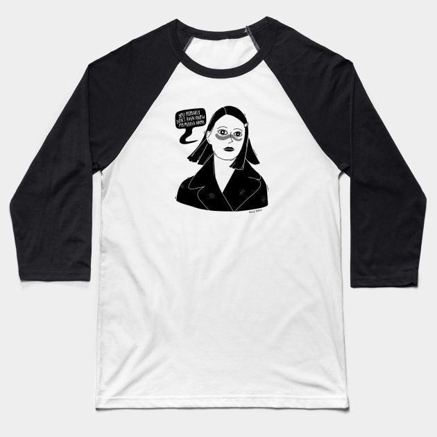 Margot Tenenbaum Baseball T-Shirt by HollyOddly